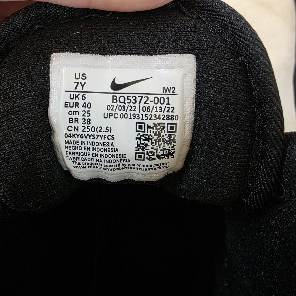 Nike Manoa Boot‎  Black BQ5372-001 GS Size 7 Y (EUR 40) - Picture 6 of 9